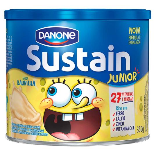 Pó para preparo de bebida Sustain Jr. sabor baunilha 350g - Imagem em destaque
