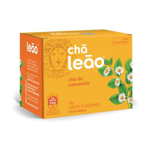 Chá Leão Camomila Envelope 1.6gx15 - Imagem em destaque