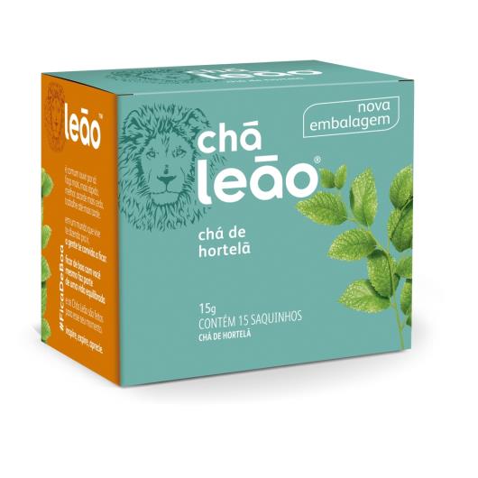 Chá Leão Hortelã Envelope 1gx15 - Imagem em destaque