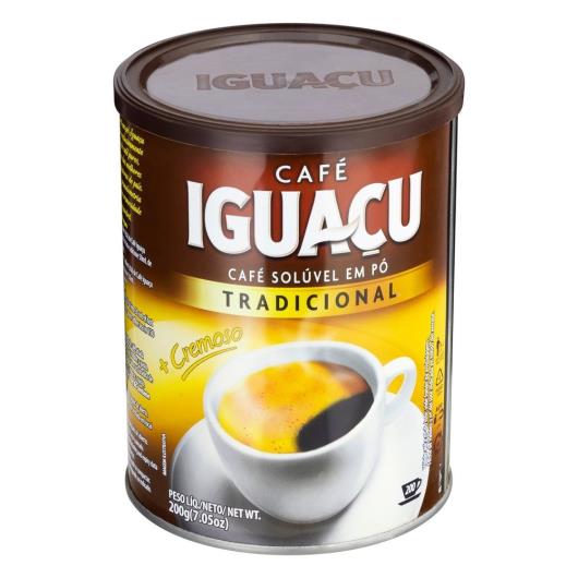 Café Solúvel Iguaçu Tradicional em Pó Lata 200G - Imagem em destaque