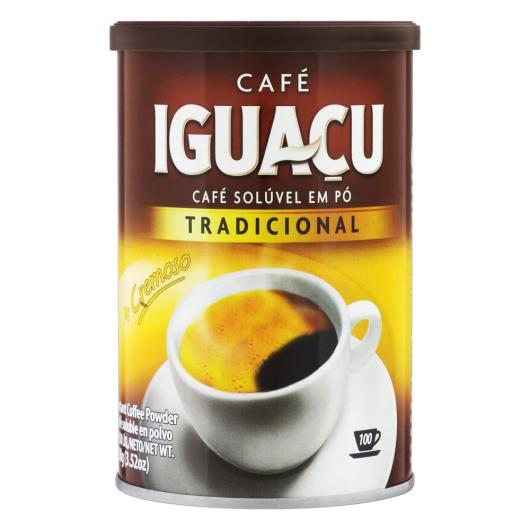 Café Solúvel Iguaçu em Pó Tradicional Lata 100G - Imagem em destaque