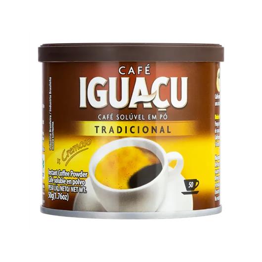 Café Solúvel Iguaçu Tradicional em Pó Lata 50G - Imagem em destaque