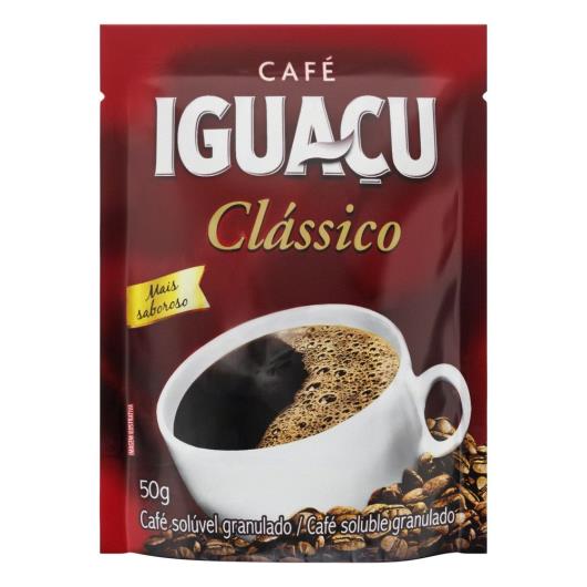 Café clássico granulado solúvel sachê Iguaçu 50g - Imagem em destaque