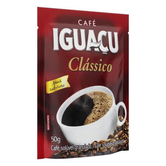 Café clássico granulado solúvel sachê Iguaçu 50g - Imagem em destaque