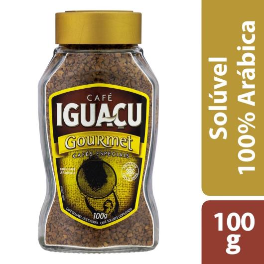 Café Solúvel Liofilizado Iguaçu Gourmet Vidro 100G - Imagem em destaque