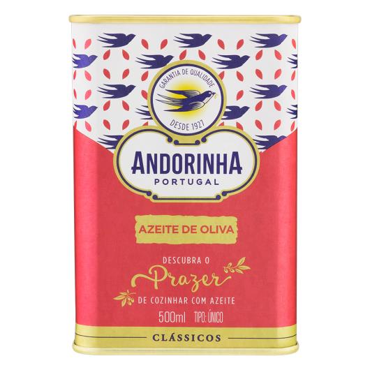 Azeite de oliva Andorinha lata 500ml - Imagem em destaque