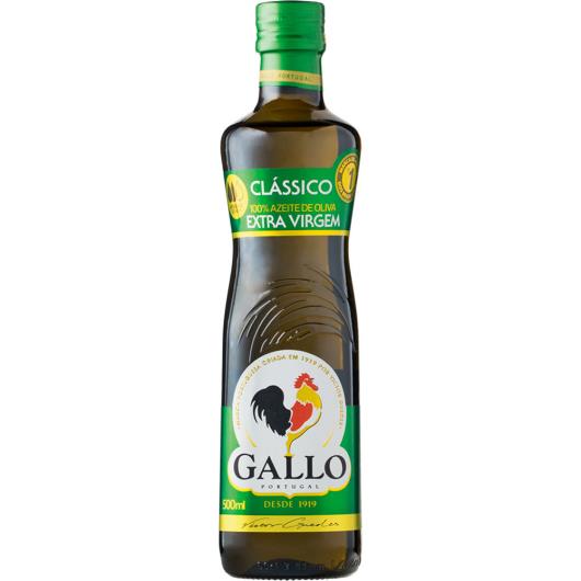 Azeite de oliva Gallo extra virgem vidro 500ml - Imagem em destaque