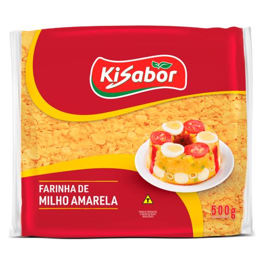 Farinha de milho amarela Kisabor 500g - Imagem em destaque