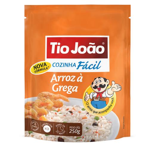 Arroz Tio João cozinha facil à grega  250g - Imagem em destaque