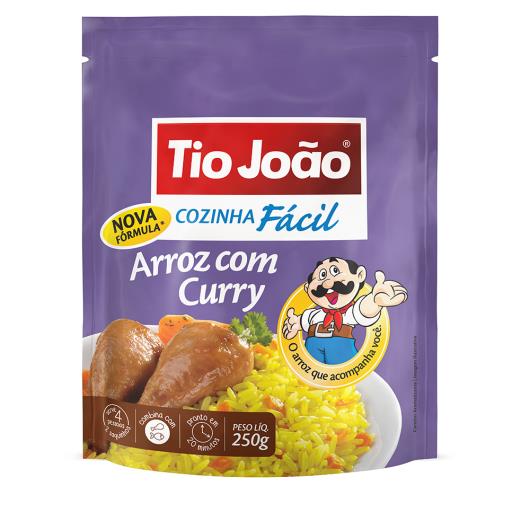 Arroz Tio João cozinha fácil com curry 250g - Imagem em destaque