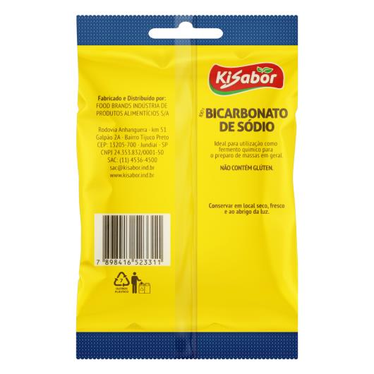 Bicarbonato de Sódio Kisabor Pacote 60g - Imagem em destaque