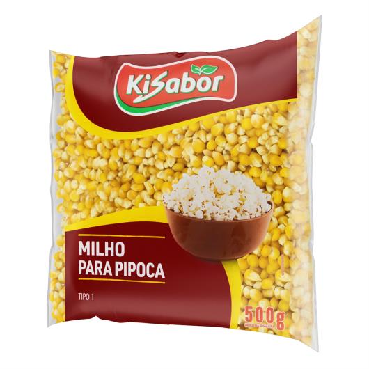 Milho para Pipoca Tipo 1 Kisabor Pacote 500g - Imagem em destaque