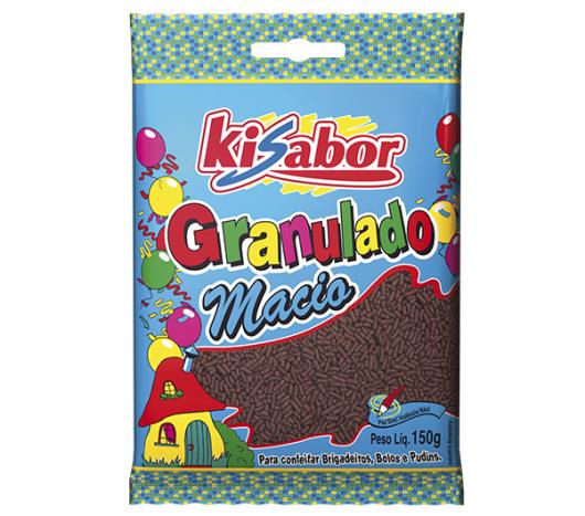 Granulado macio chocolate Kisabor 150g - Imagem em destaque