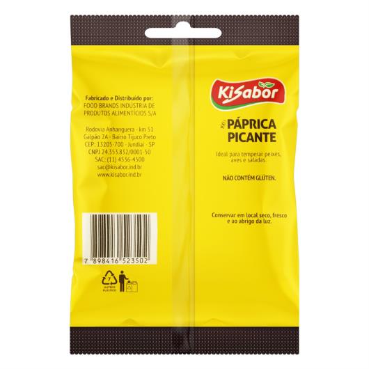 Páprica Picante Kisabor Pacote 30g - Imagem em destaque