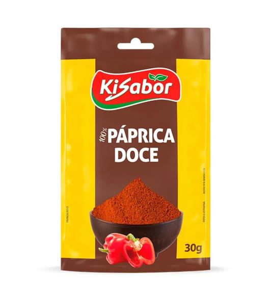 Tempero Kisabor Páprica Doce 30g - Imagem em destaque
