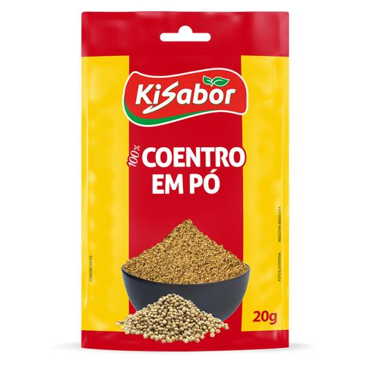 Tempero coentro em pó Kisabor 20g - Imagem em destaque