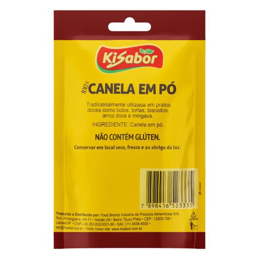 Canela Pó Kisabor Pacote 30g - Imagem em destaque
