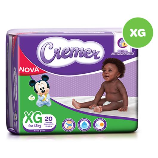 Fralda Descartável Cremer Disney Prática XG - 20 unidades - Imagem em destaque