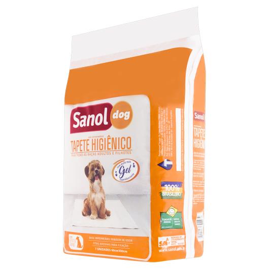 Tapete Higiênico para Cães Sanol Dog 60cm x 80cm Pacote 7 Unids - Imagem em destaque