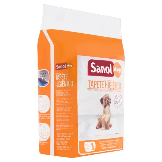 Tapete Higiênico para Cães Sanol Dog 60cm x 80cm Pacote 7 Unids - Imagem em destaque