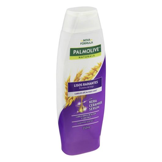 Shampoo Palmolive Naturals Lisos Radiantes Frasco 350ml - Imagem em destaque