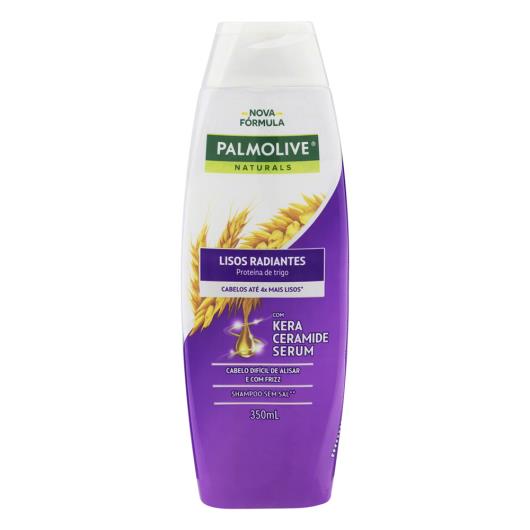 Shampoo Palmolive Naturals Lisos Radiantes Frasco 350ml - Imagem em destaque