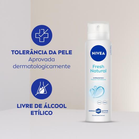 NIVEA Desodorante Aerosol Nivea Feminino Fresh Natural 150ml - Imagem em destaque