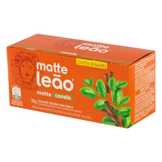 Chá Mate Canela Matte Leão Caixa 30g 25 Unidades - Imagem em destaque