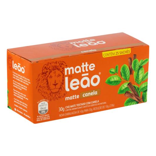 Chá Mate Canela Matte Leão Caixa 30g 25 Unidades - Imagem em destaque