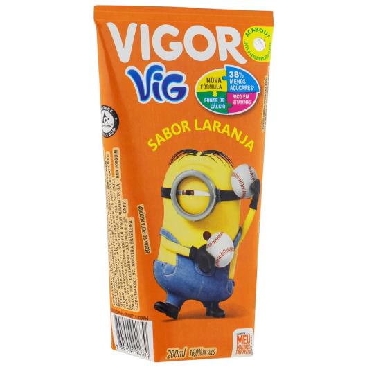 Bebida Adoçada Laranja Meu Malvado Favorito Vigor Vig Caixa 200ml - Imagem em destaque