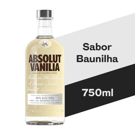 Vodka Absolut Vanilia 750ml - Imagem em destaque