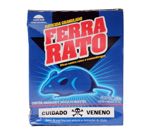 Raticida Ferra Rato 100g - Imagem em destaque