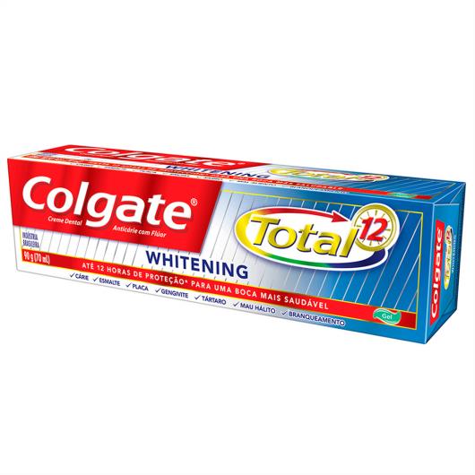 Creme Dental Colgate Total 12 Whitening Gel 90g - Imagem em destaque