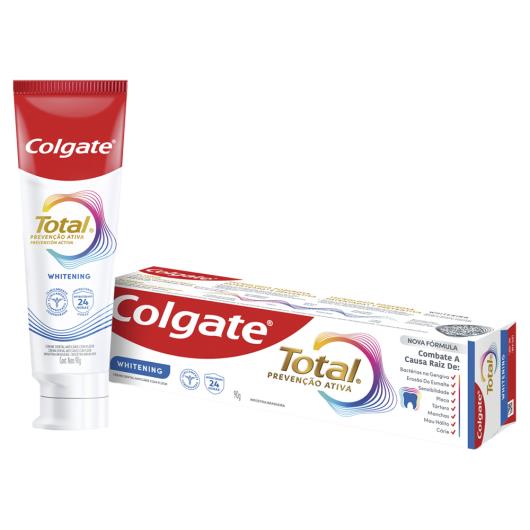 Creme Dental Whitening Colgate Total Prevenção Ativa 90g - Imagem em destaque