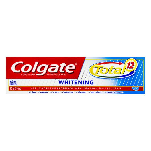 Creme Dental Whitening Colgate Total 12 Caixa 90g - Imagem em destaque