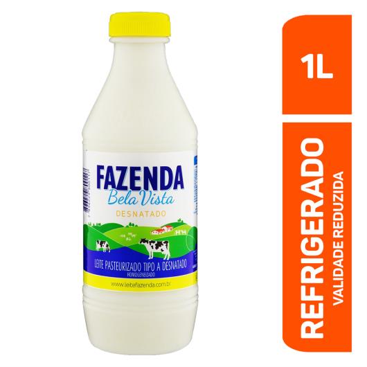 Leite pasteurizado desnatado light Fazenda 1 litro - Imagem em destaque