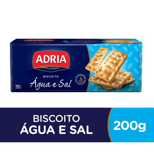 Biscoito Adria Água e Sal 200g - Imagem em destaque