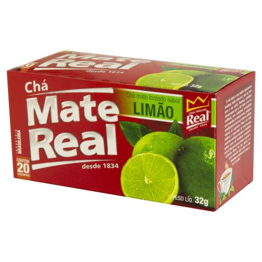 Chá Mate Tostado Limão Real Caixa 32g 20 Unidades - Imagem em destaque