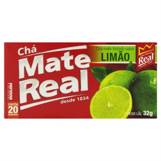 Chá Mate Tostado Limão Real Caixa 32g 20 Unidades - Imagem em destaque