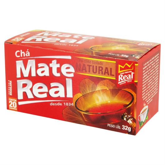 Chá Mate Tostado Natural Real Caixa 32g 20 Unidades - Imagem em destaque