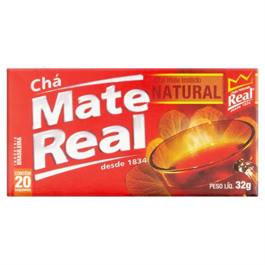 Chá Mate Tostado Natural Real Caixa 32g 20 Unidades - Imagem em destaque