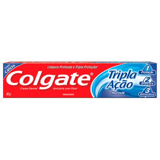 Creme dental Colgate tripla ação hortelã 90g - Imagem em destaque