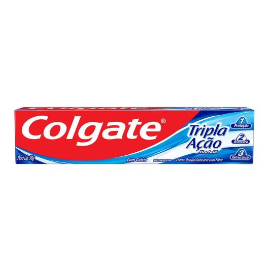 Creme Dental Hortelã Colgate Tripla Ação 90g - Imagem em destaque