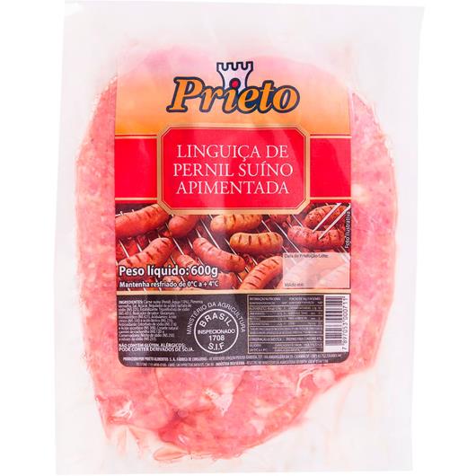 Linguiça Prieto de pernil apimentada 600g - Imagem em destaque