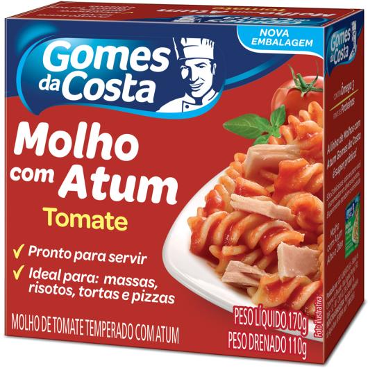 Molho pronto tomate e ervas Gomes da Costa 170g - Imagem em destaque