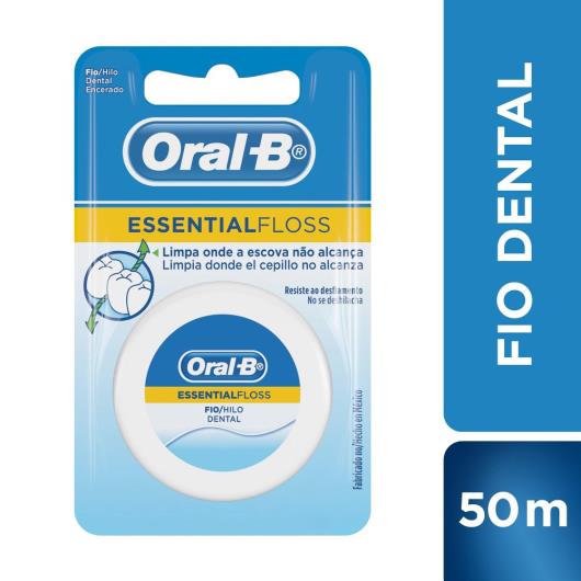 Fio dental encerado Essentialfloss Oral-B 50m - Imagem em destaque