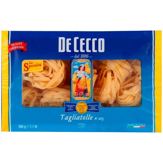 Macarrão Tagliatelle 203 De Cecco Pacote 500g - Imagem em destaque