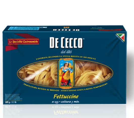 Macarrão Fettuccine 233 De Cecco Pacote 500g - Imagem em destaque