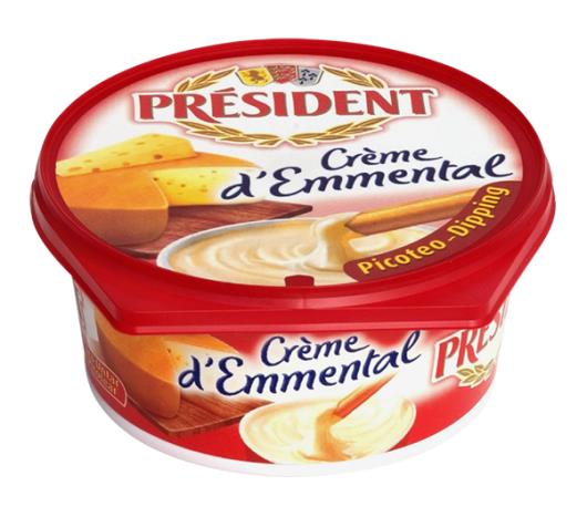 Creme President queijo Emmental 125g - Imagem em destaque