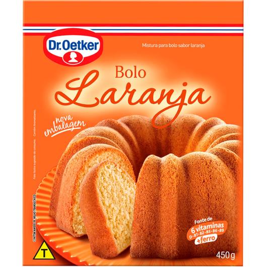 Mistura para bolo Oetker sabor laranja  450g - Imagem em destaque